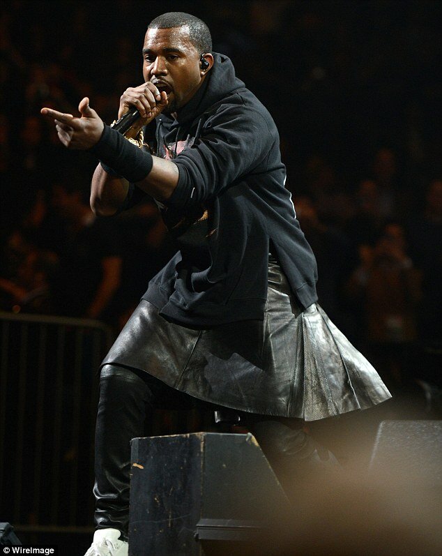 kanye west kilt